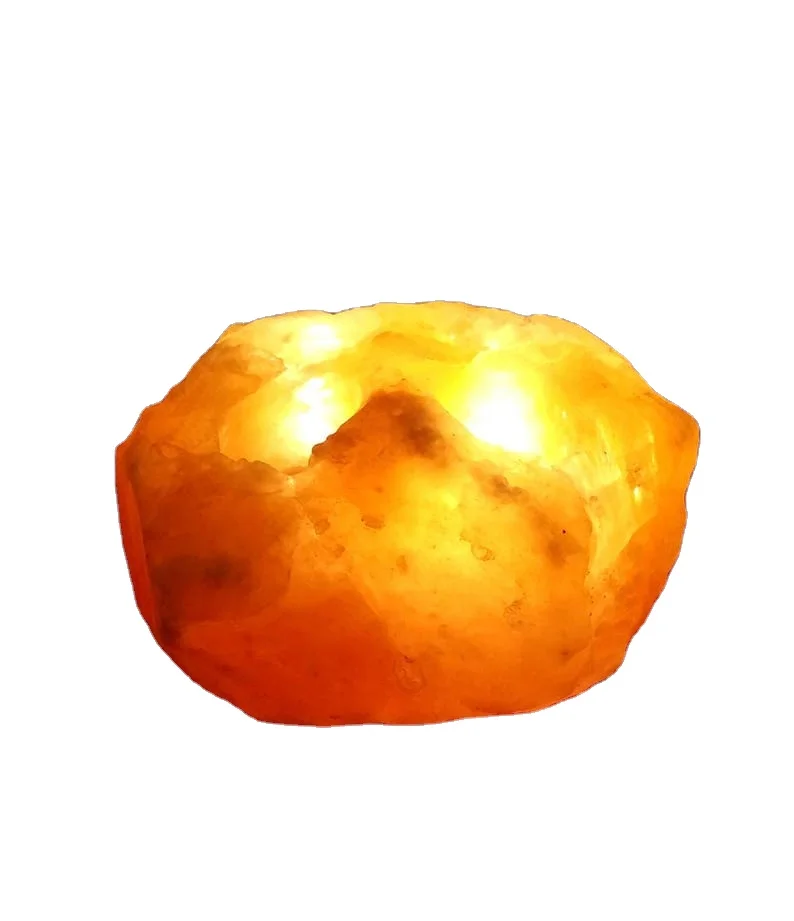 OEM Traders of Himalayan Natural Salt Candle Holder with four Holes From Asian Best Salt Mines