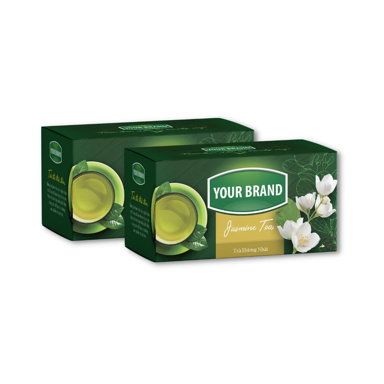 Best quality green tea bags organic flavor tea jasmine Vietnam material jasmine tea bag without tag