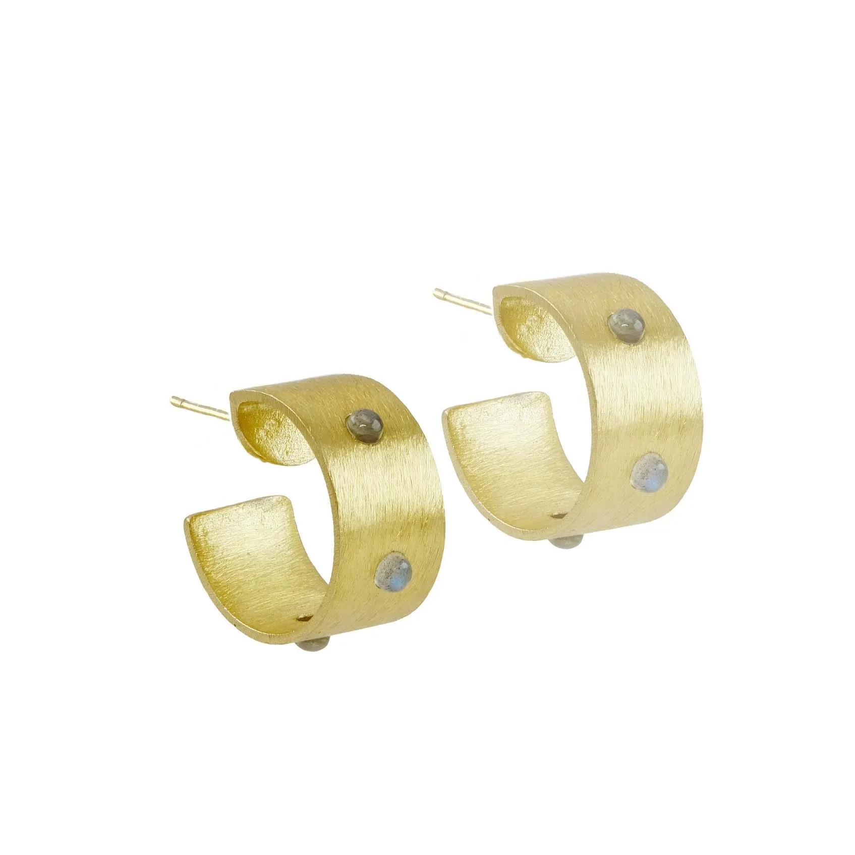 Rare and precious avant-garde fashion enchanting Earrings Solid metal