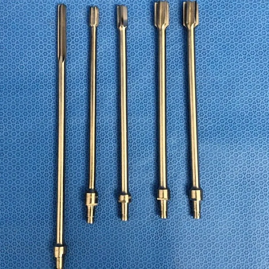 Medical Surgery Orthopedic Fixed Head Cannulated Flexible Reamers 9mm 10mm 11mm 14mm 15mm Set Of 5 Pieces Stainless Steel CE IS