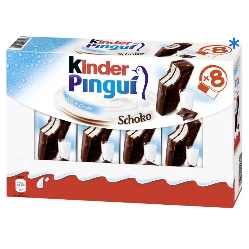 Hot Sale Price Of Kinder Pingui Chocolates For Sale