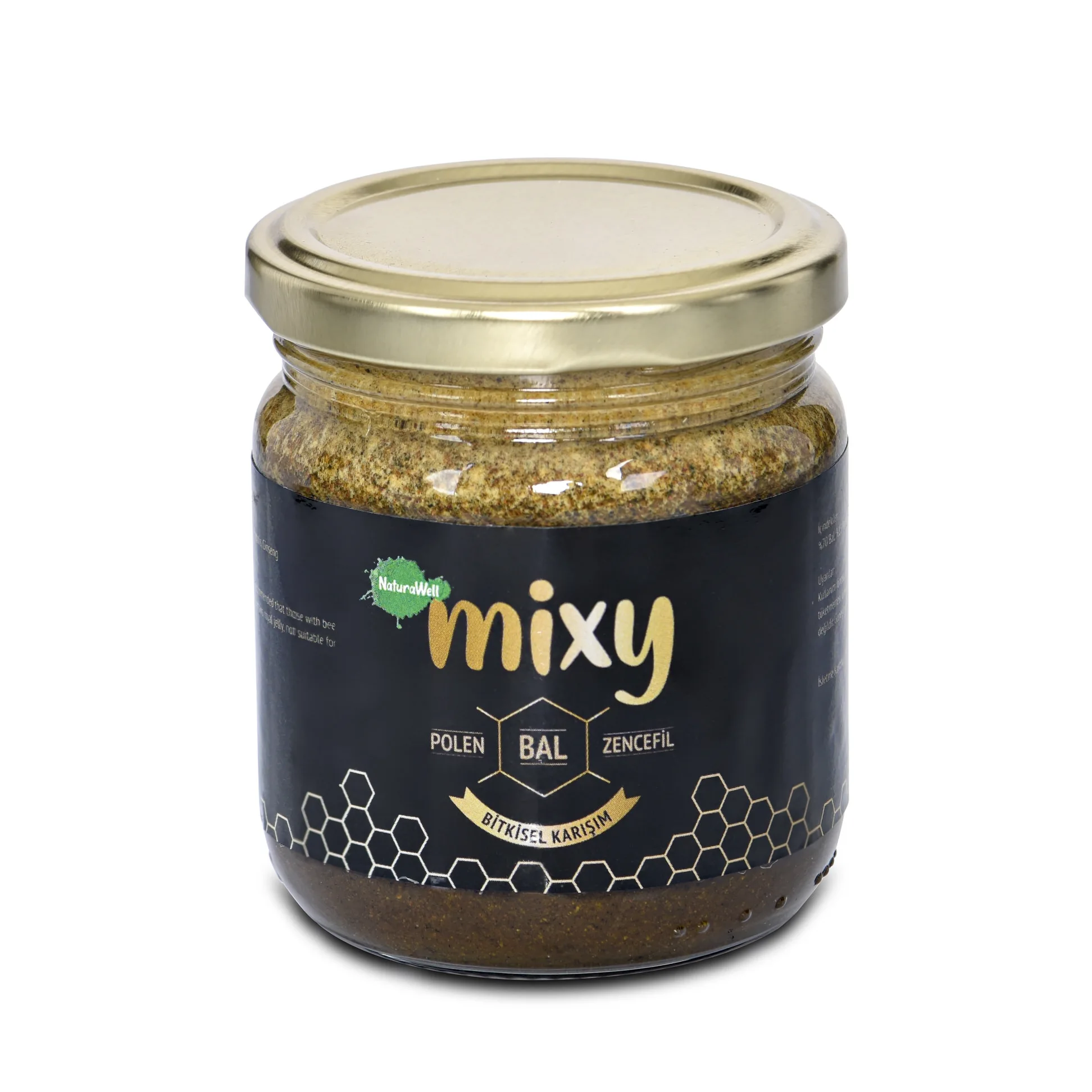 Mixy Honey Pollen Ginger Propolis Immune Supporting Herbal Mixture Sugar Without Adding 230gr