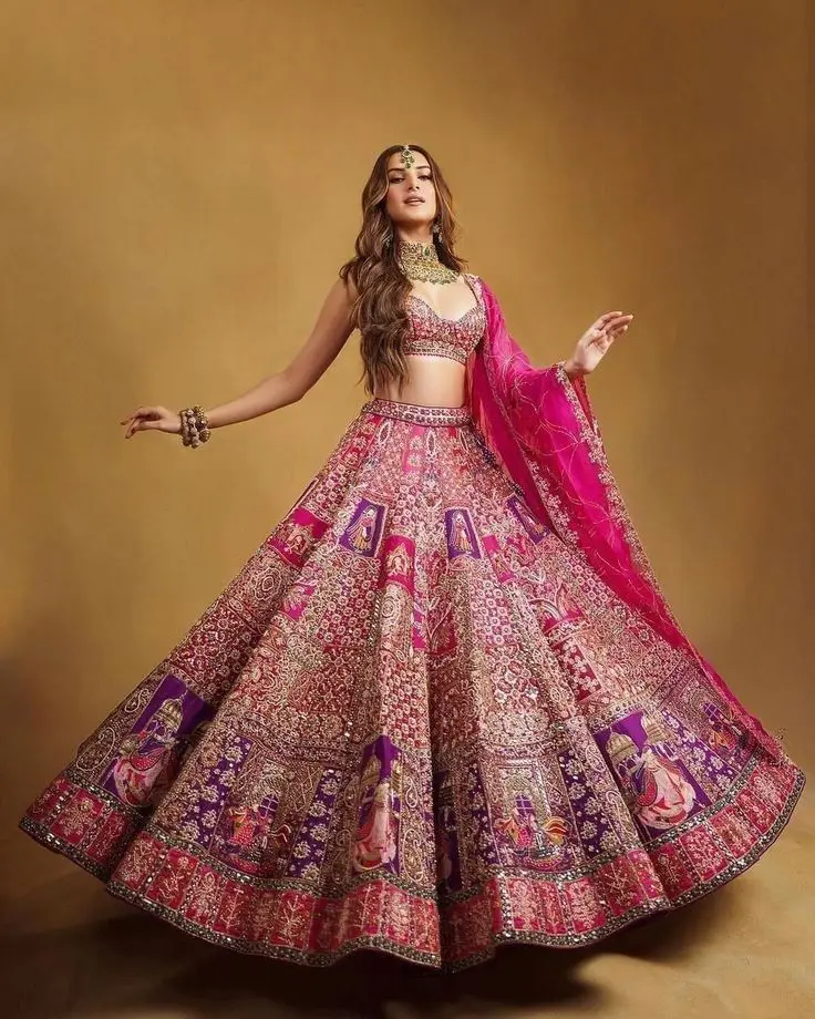 High On Demand Pakistani Party Wedding Sharara Dresses Heavy Embroidery Long Salwar Kameez Bulk Order Supplier In India 2023