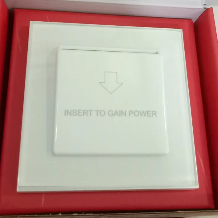 Energy Saving switch Fox Domotics  RFID MIFARE key card envelop  Hotel energy saving switch hotel Apartment energy saving switch