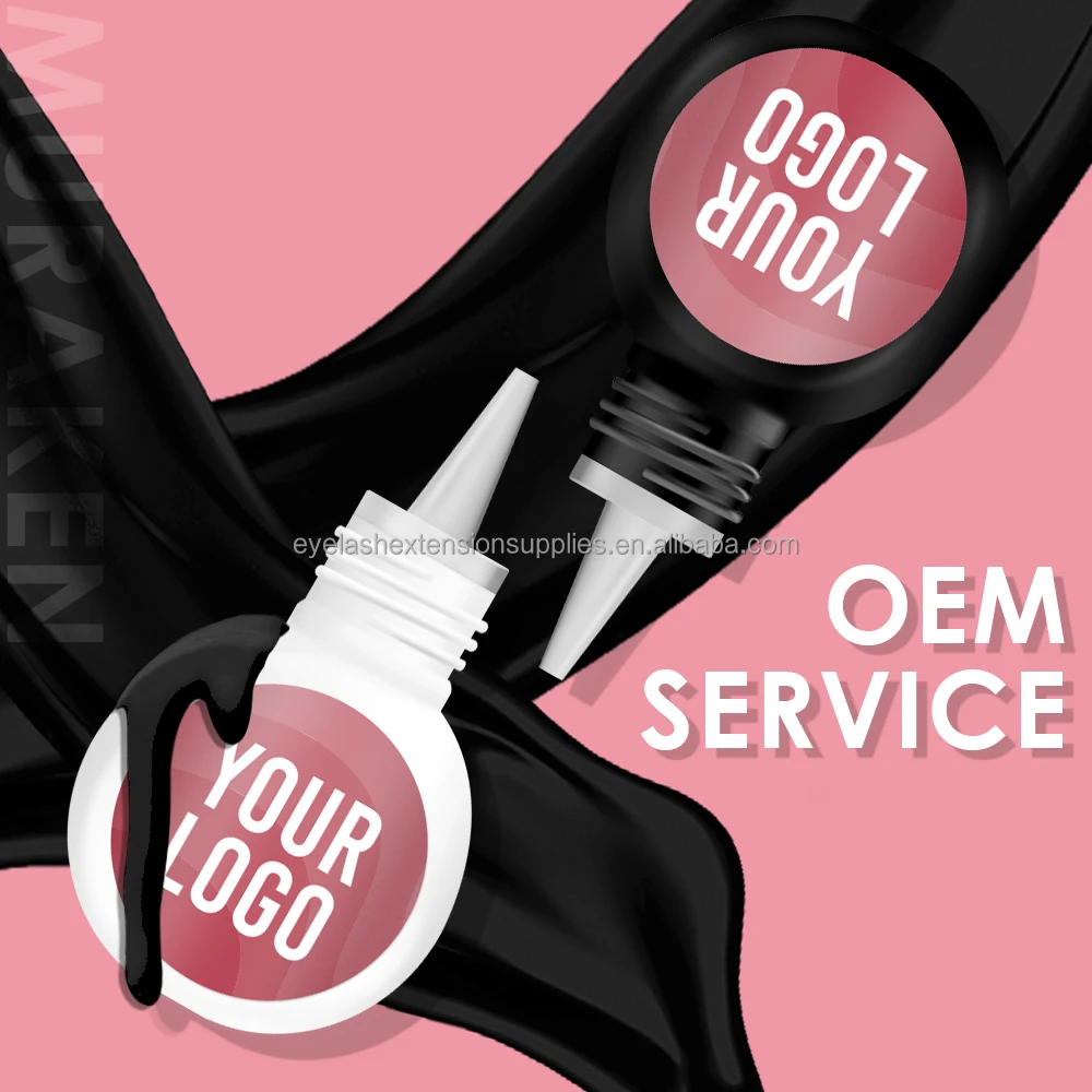 Customizable Private Label 5ml Eyelash Extension Adhesive Glue Fast Drying Latex-Free Professional Level Quick Setting Tech
