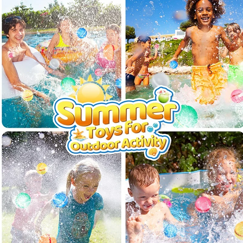 Soppycid Sommer Pool Kinder Wasserspiele wasserbomben wiederverwendbar magnet self sealing wasserbomben