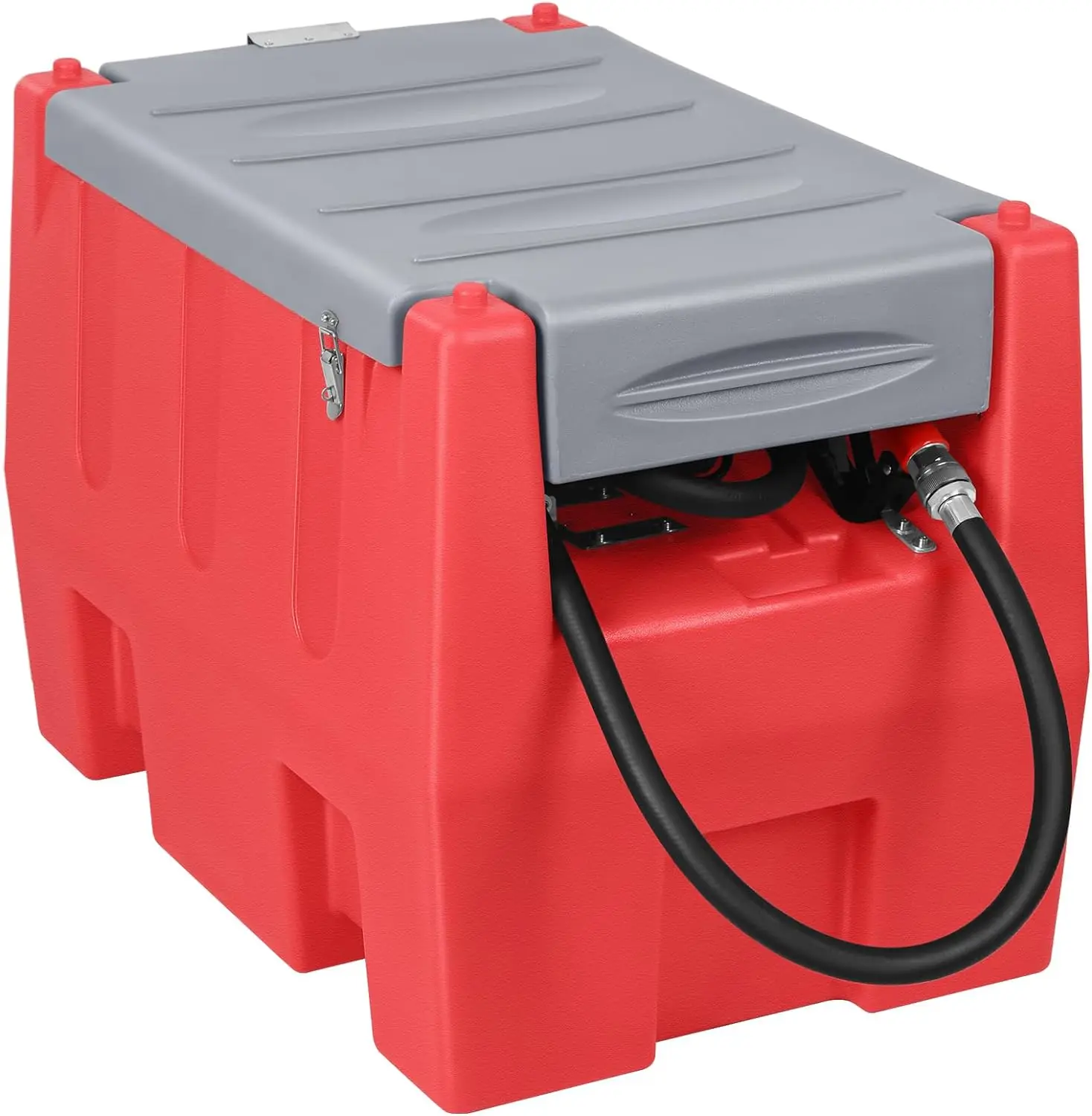 Diesel Transfer Tank 58 Gallon with 10.6 GPM Flow Rate 12V DC Pump Cord Portable  Easy Fuel Transportation Fit the Truck
