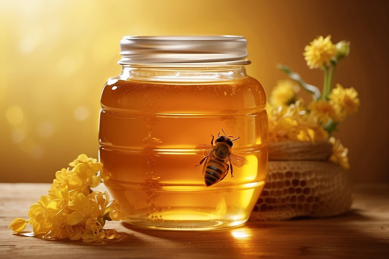 Elite Italian Wildflower Honey - Saffron & Black Truffle 100g - Ideal for Enhancing Appetizers and Desserts