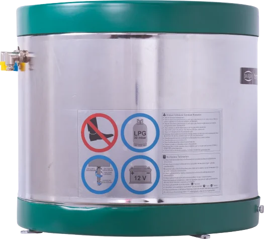 12 Volt  Caravan gas boiler  RV Gas boiler + Electric