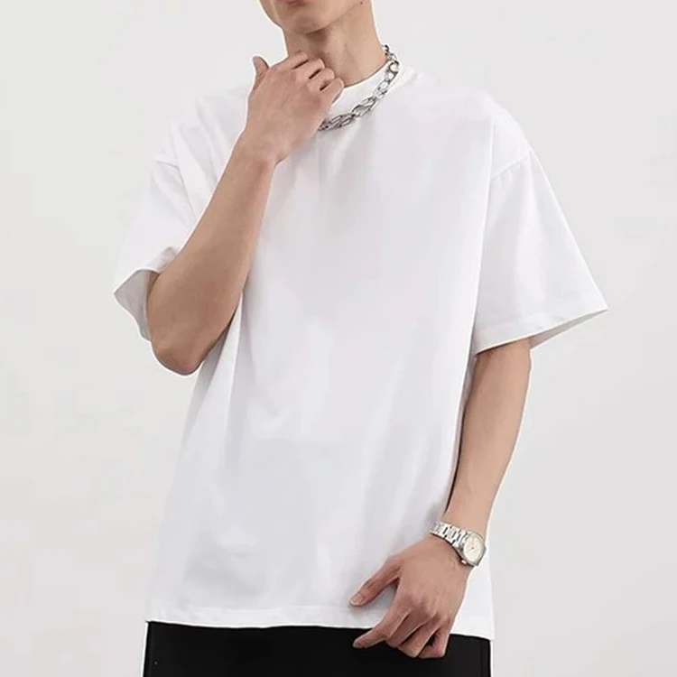 Производитель одежды высокое качество 100% хлопок 210 г/м2 пустые футболки большие с принтом на заказ Мужская футболка