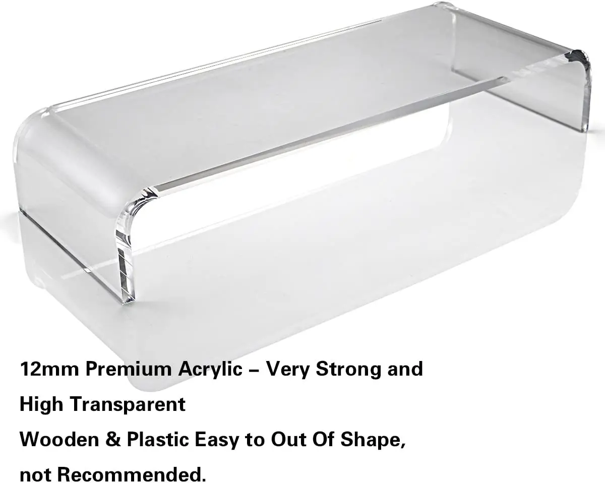 Прозрачная акриловая подставка для ноутбука домашнего использования стойка-органайзер клавиатуры