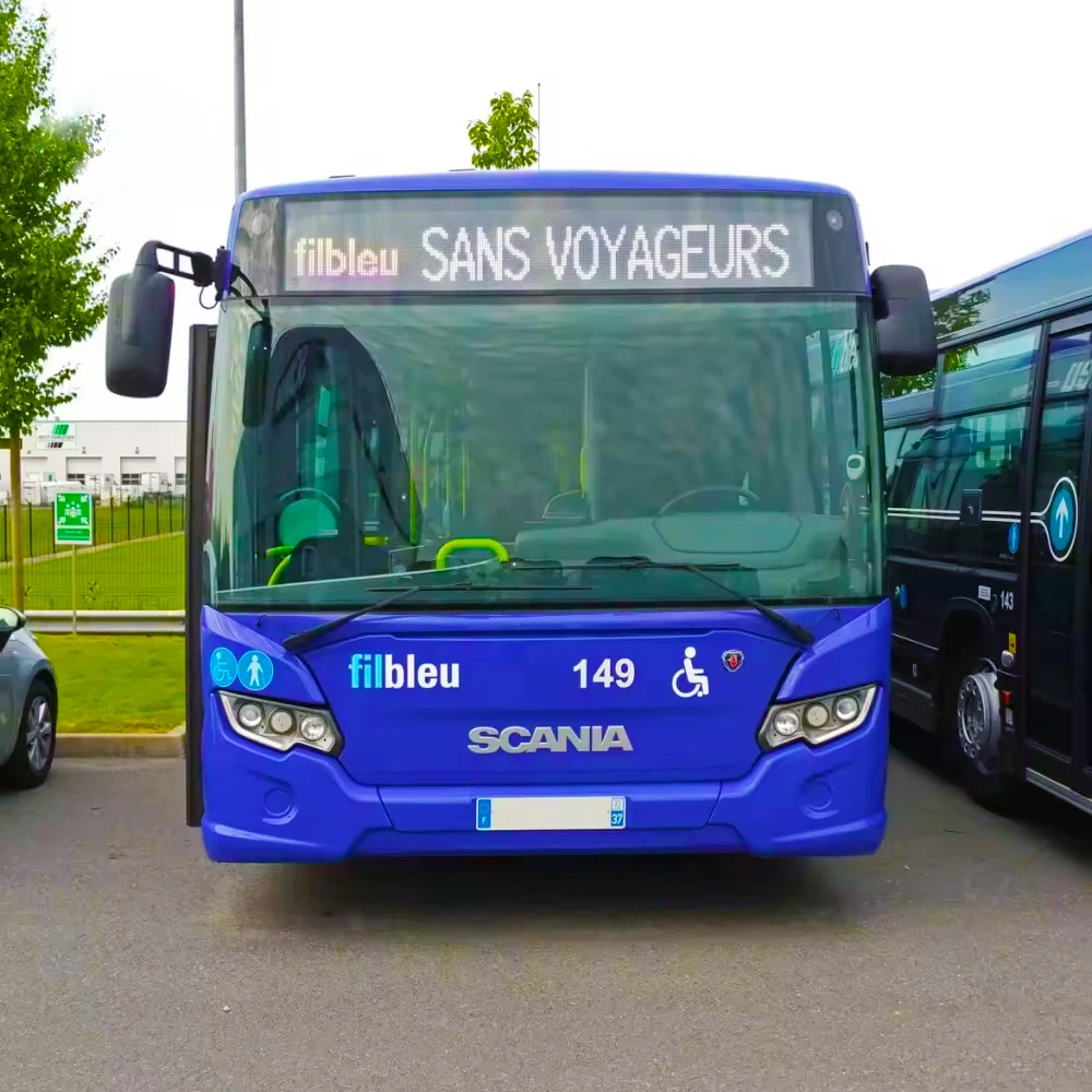 App Programmable Bus Station Broadcaster Led Display Screen Bus Rear Window Player Led Banner Custom Gps Transparent Led Display