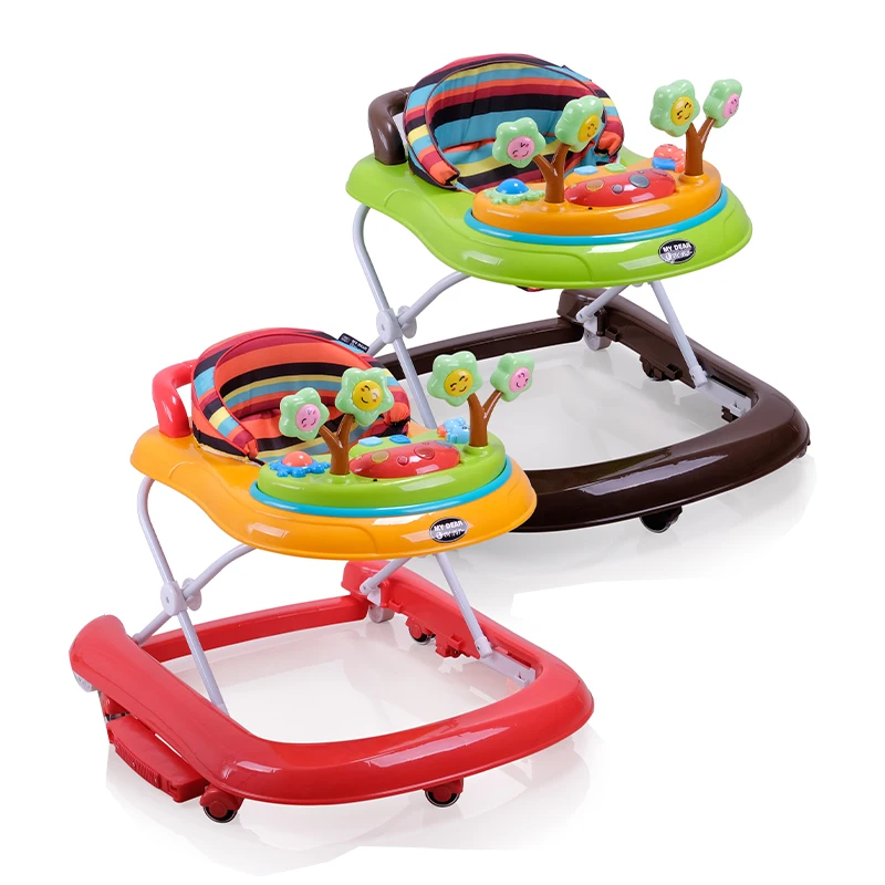 MY DEAR Top-Grade Convertible Push Walker for Babies 5 Months and Above Suitable as a Rocker with Plastic Frame