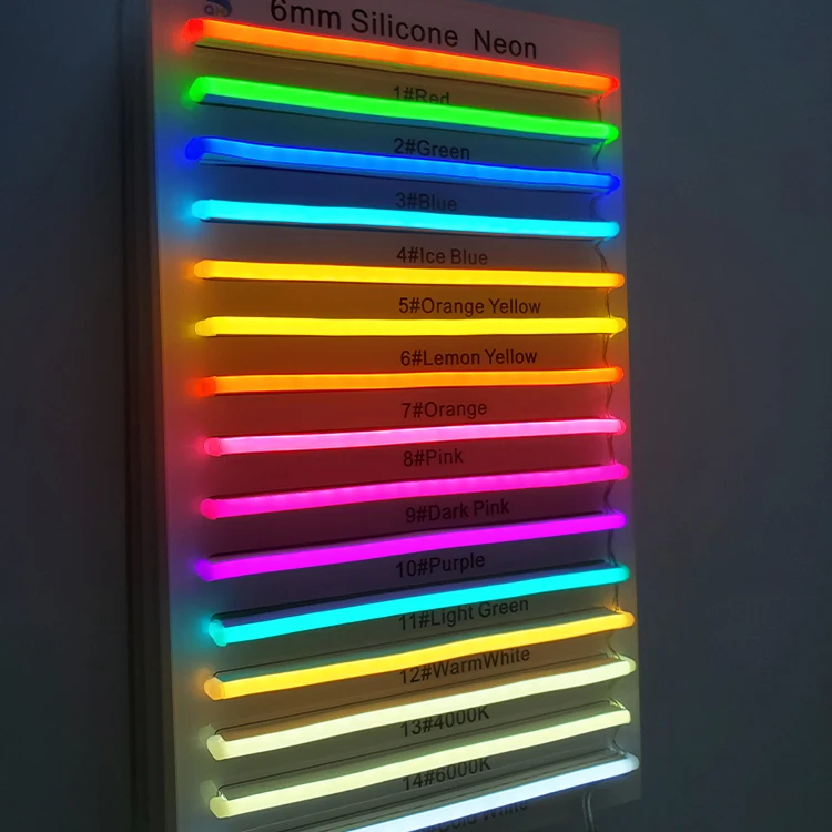IP67 Silicone LED Neon Flex Light Rope 3 Meter 1cm Cut DC12V 6mm 80 Strips Neon Lights for Bedroom Decoration by QH & WINVIEW