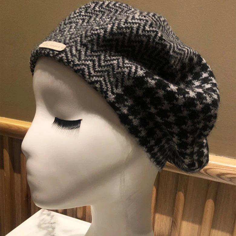 Manufacturers Supplier Nepal Cashmere Woman Hat Customization 100% Pure Cashmere Hat