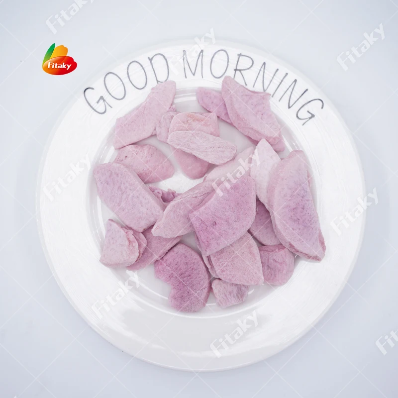 Dehydrated Pink Peach For Snacks Freeze Dried Peach Cubes Dried Honey Peach