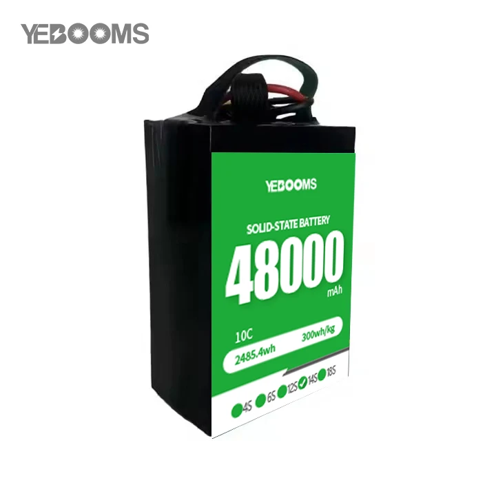 Factory Price 48,000mAh 2485.4Wh Drone Battery with High Energy Density Fast Charging and LNO Cells for Drones
