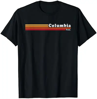 Винтажная футболка в стиле 1980s Columbias Tennessee вся распродажа с вашим логотипом и брендом