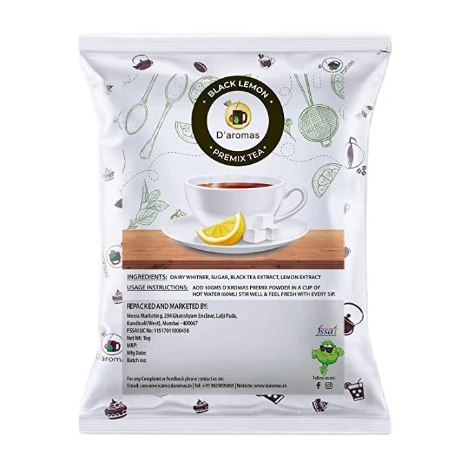 Instant Black Lemon Tea Bulk Packaging