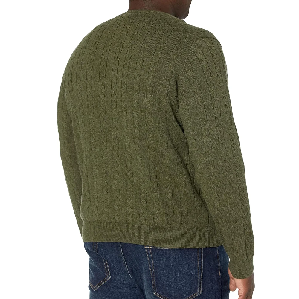High quality fleece sweater for men fashion design  sweater 100% cotton long sleeve men sweater breathable