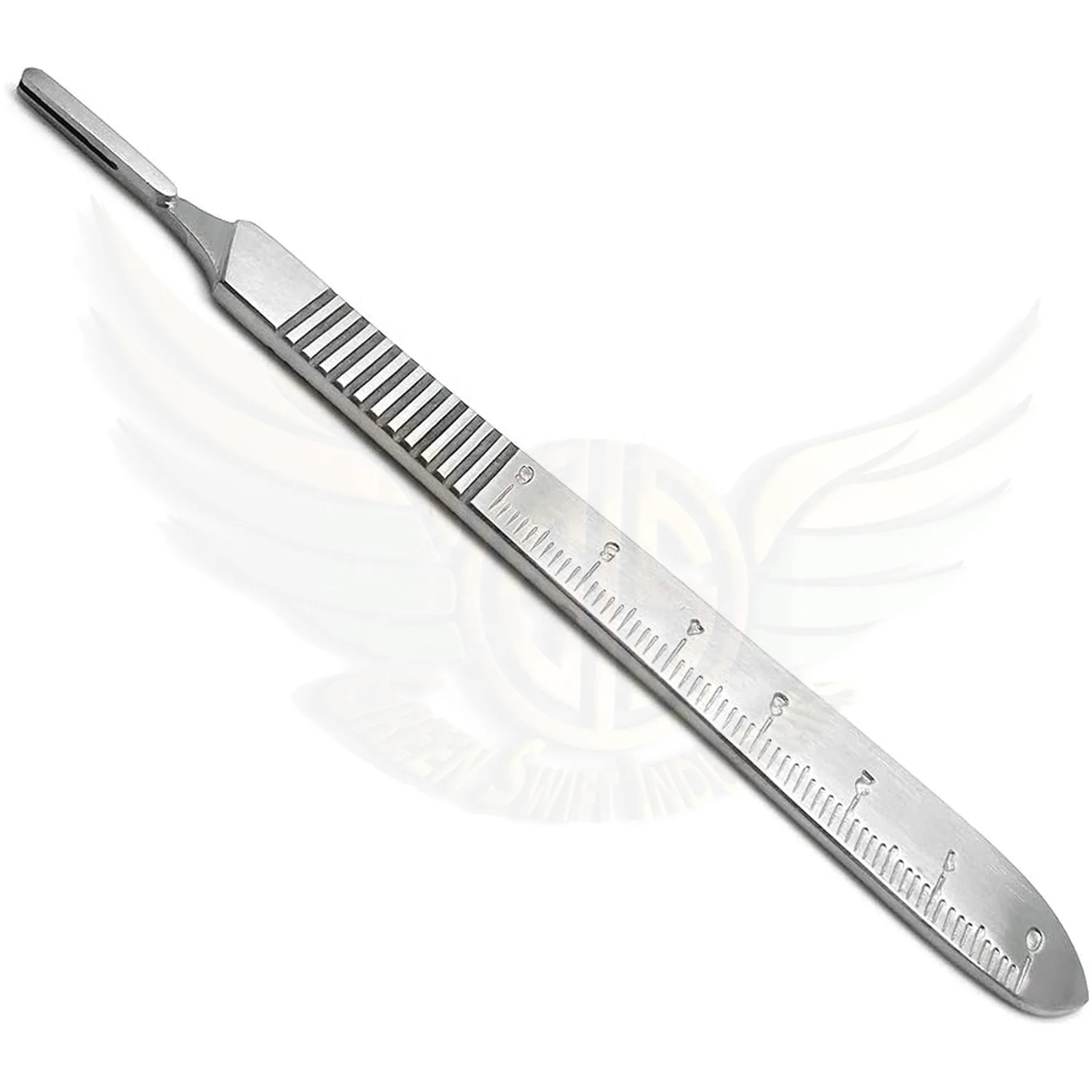 Green Swift Industries Premium Stainless Steel Scalpel Set of 3 #3 Graduated Marking Reusable Instruments