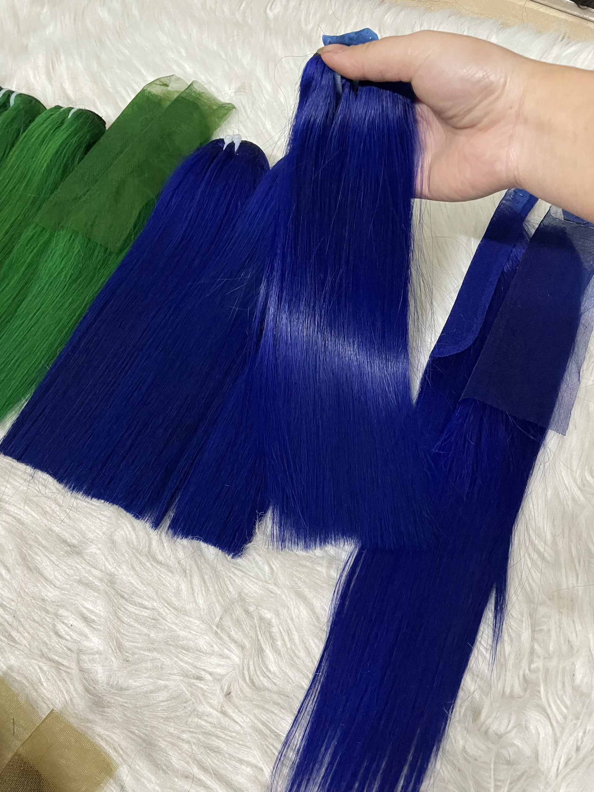 Trending Color Full Stock 30 Inches Quality Manufacturer Human Hair Bone Straight