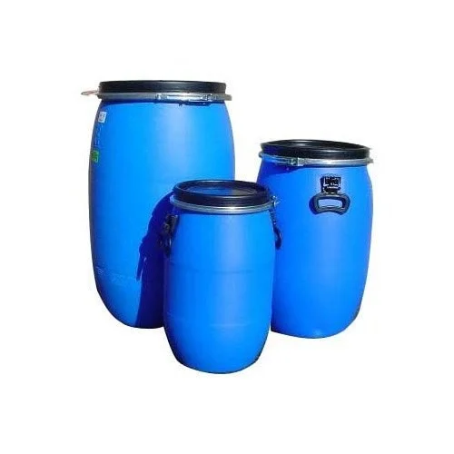 Plastic Drums and Barrels for Sale / Quality Plastic Barrel Drum 200 Liter HDPE Open Top Blue Plastic Drums wholesale prices
