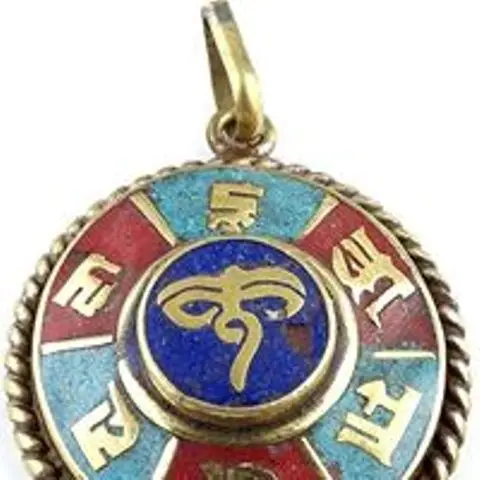 Buddha Eyes Tibetan  Pendants