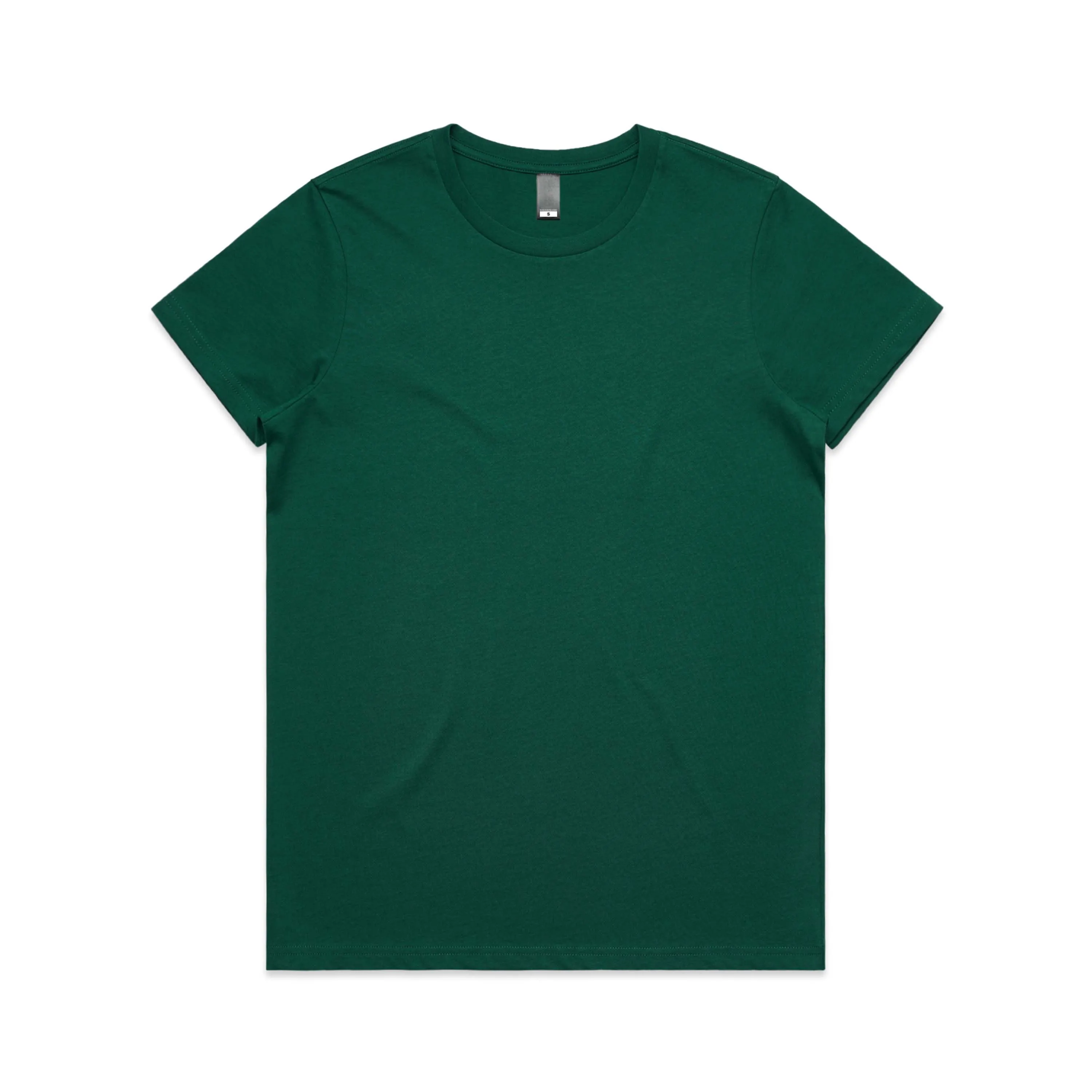Wholesales Women Pure Color Maple Shorts Sleeves 100% Premium Soft Cotton Street Wear T-Shirts