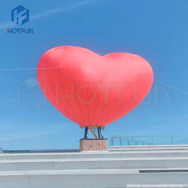 Standing display advertising Inflatable Colorful Rainbow hot air Balloon for sale