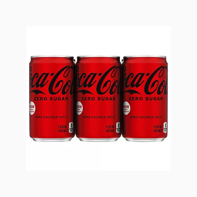 Coca-cola безалкогольный напиток с нулевым сахаром 8x330 мл (1 5lx6) газированный coca cola Zero Sugar