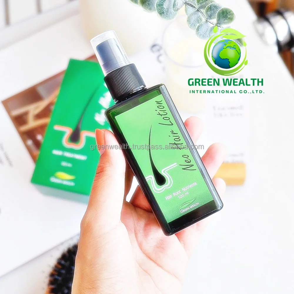 Good price Neo Hair Lotion 120 ml. Original hair treatment made in Thailand from Green Wealth.