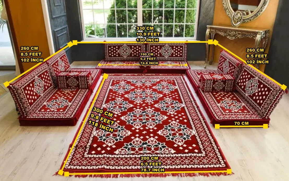 D арабский диван-1 комплект из 13 штук-что входит в стоимость: чехлы + губка