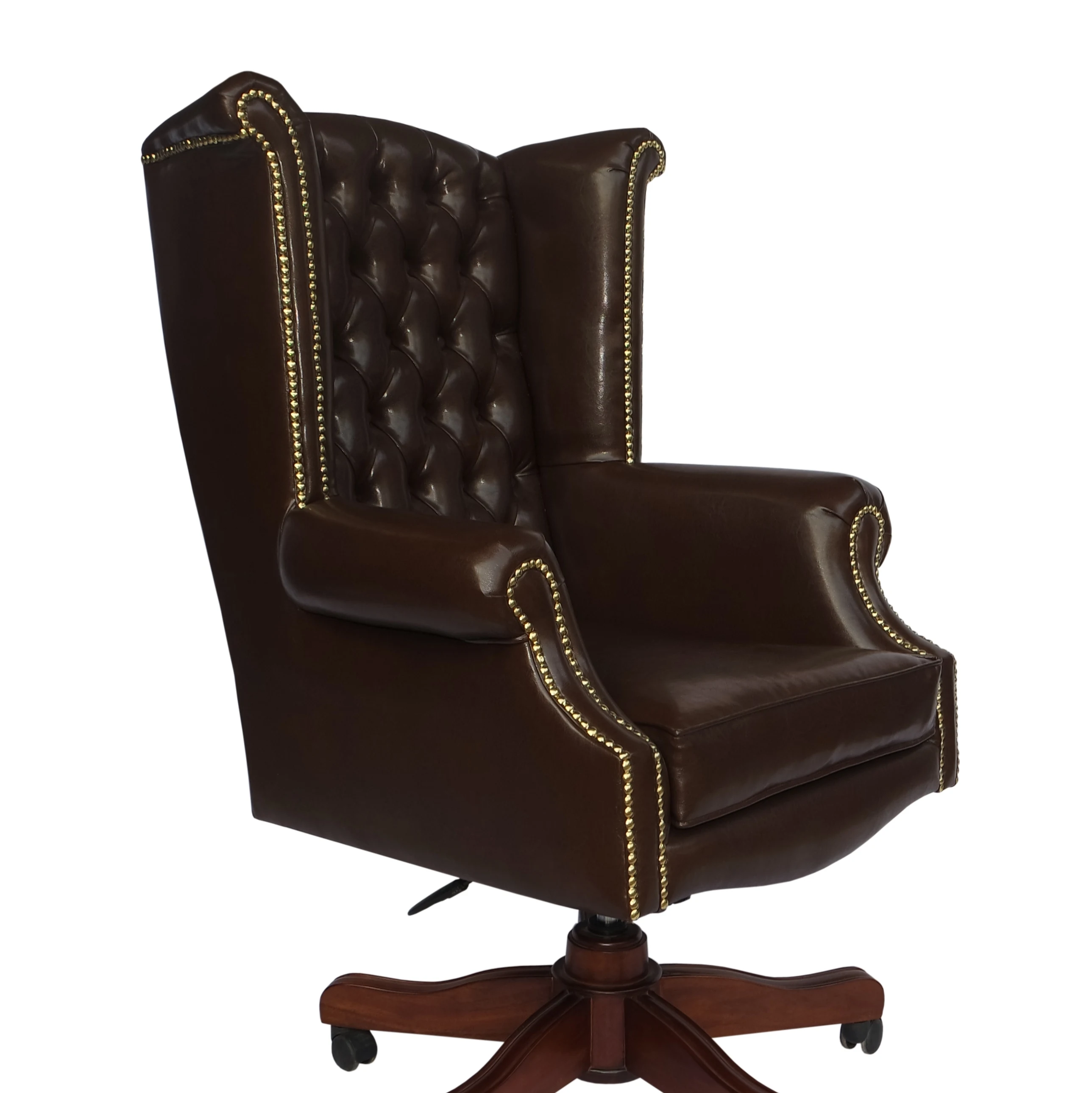 Classic Furniture President Wing Office Chair 008 - Mahogany Furniture Indonesia