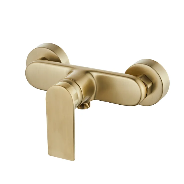Wall Mounted Shower Mixer Valve Manual Exposed Shower Hot/Cold Valve Tap Faucet