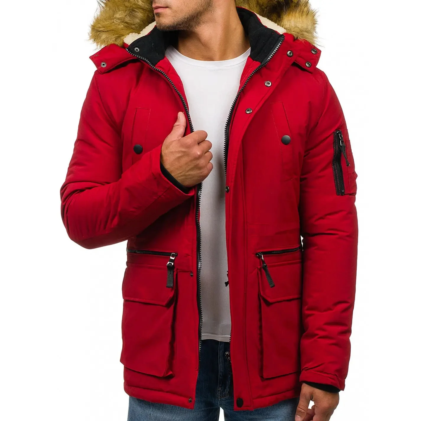 Men down jacket hot sales for winter brand men coat winter parkas men soft shell jackets