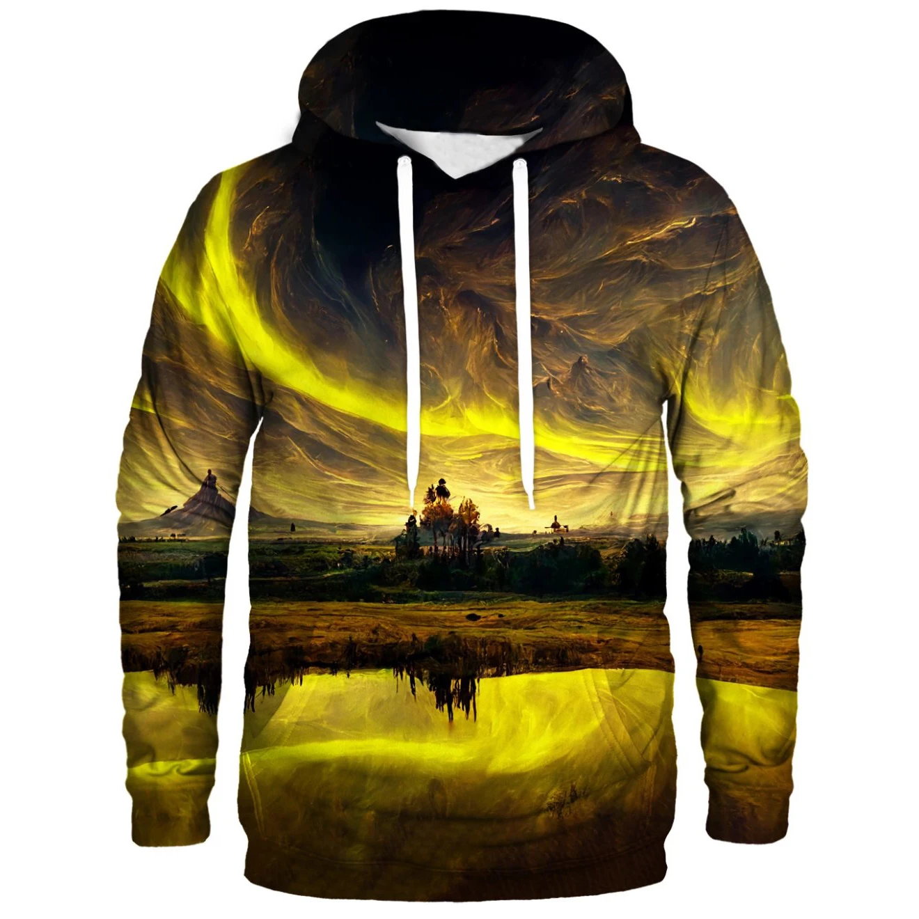 OEM Service Full Sublimation Printing Hoodie Casual Sportswear Long Sleeve Oversize Pullover Hoodie