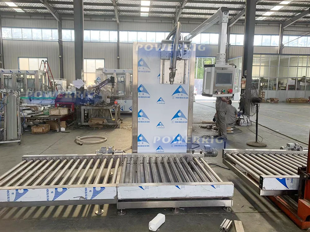 Automatic 200L 1000L Motor Lube Oil Lubricant Drum And Tank Weighing Ibc Filling Machine