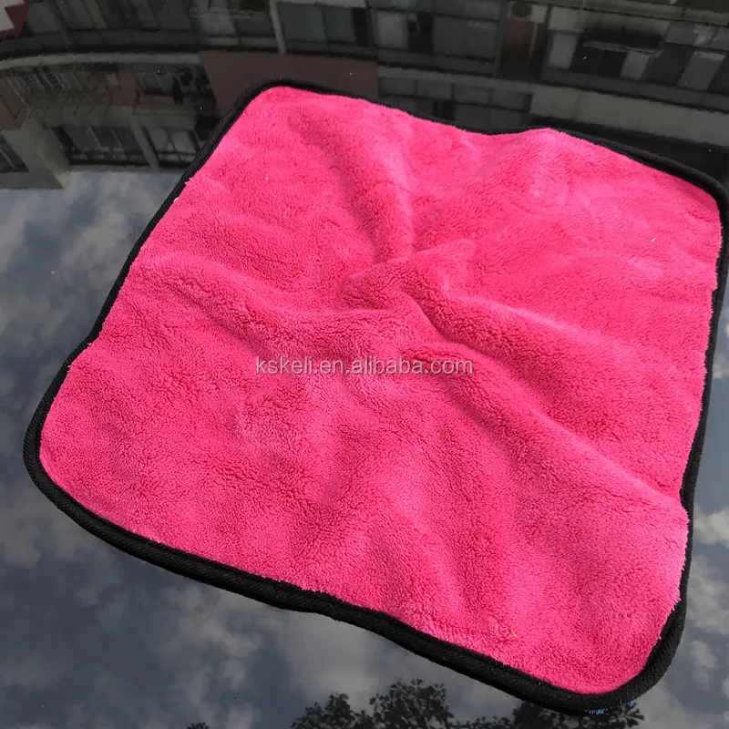 Super Thick Plush Car Care Microfiber Wax Polishing Detailing Towels