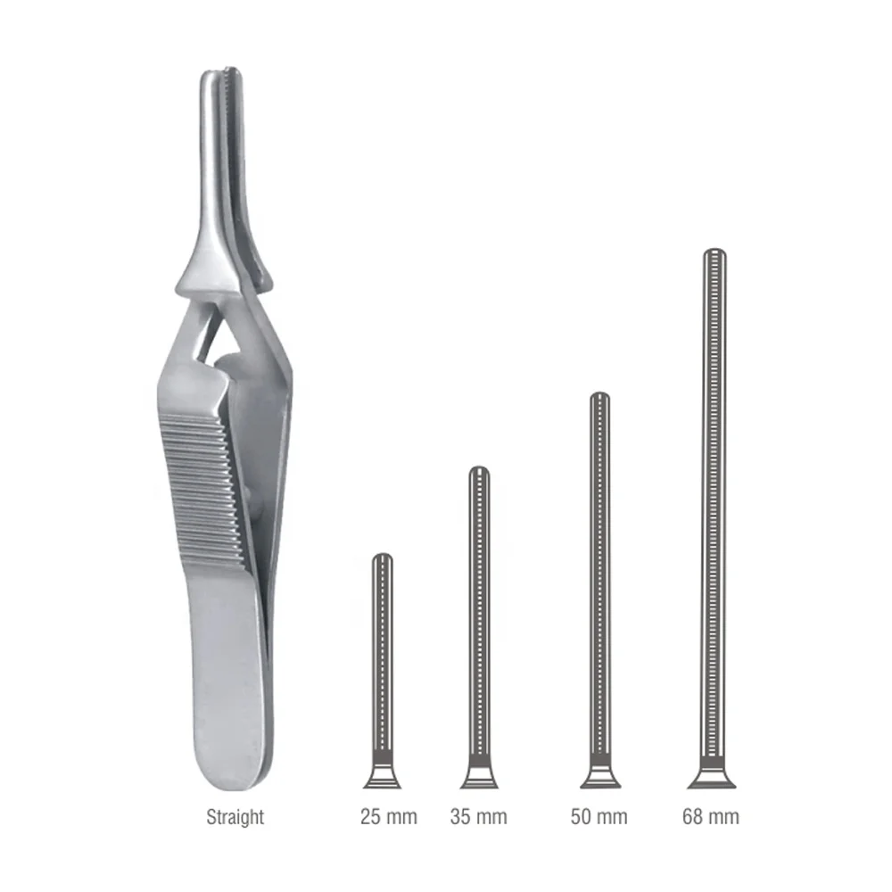 Debakey Atrauma Bulldog Clamps Atraumatic Jaws Serration Cross Action Spring Handle for Reliable Temporal Clamp