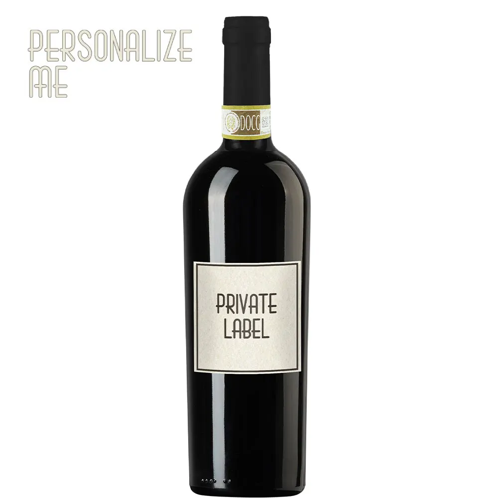 Barbera DOCG red wine personalized label corporate restaurant hotel gadget ideas Christmas gifts merchandising