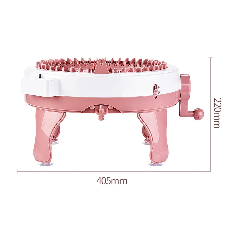 48 Needles of Wool Weaving Machine Toy Girls Knitting Machines Kit Star Cylinder DIY Wool Weaving Machine Toy