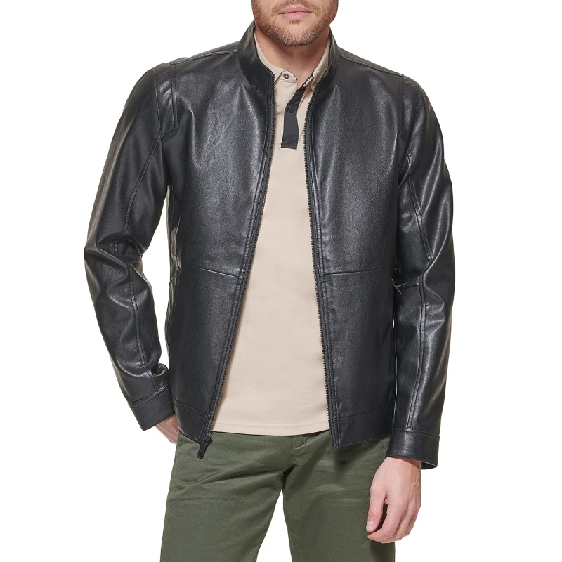 New Styles Youth Motorcycle wear Leather Jacket 2024 Latest Design Men Motorbike Leather Jacket for sale