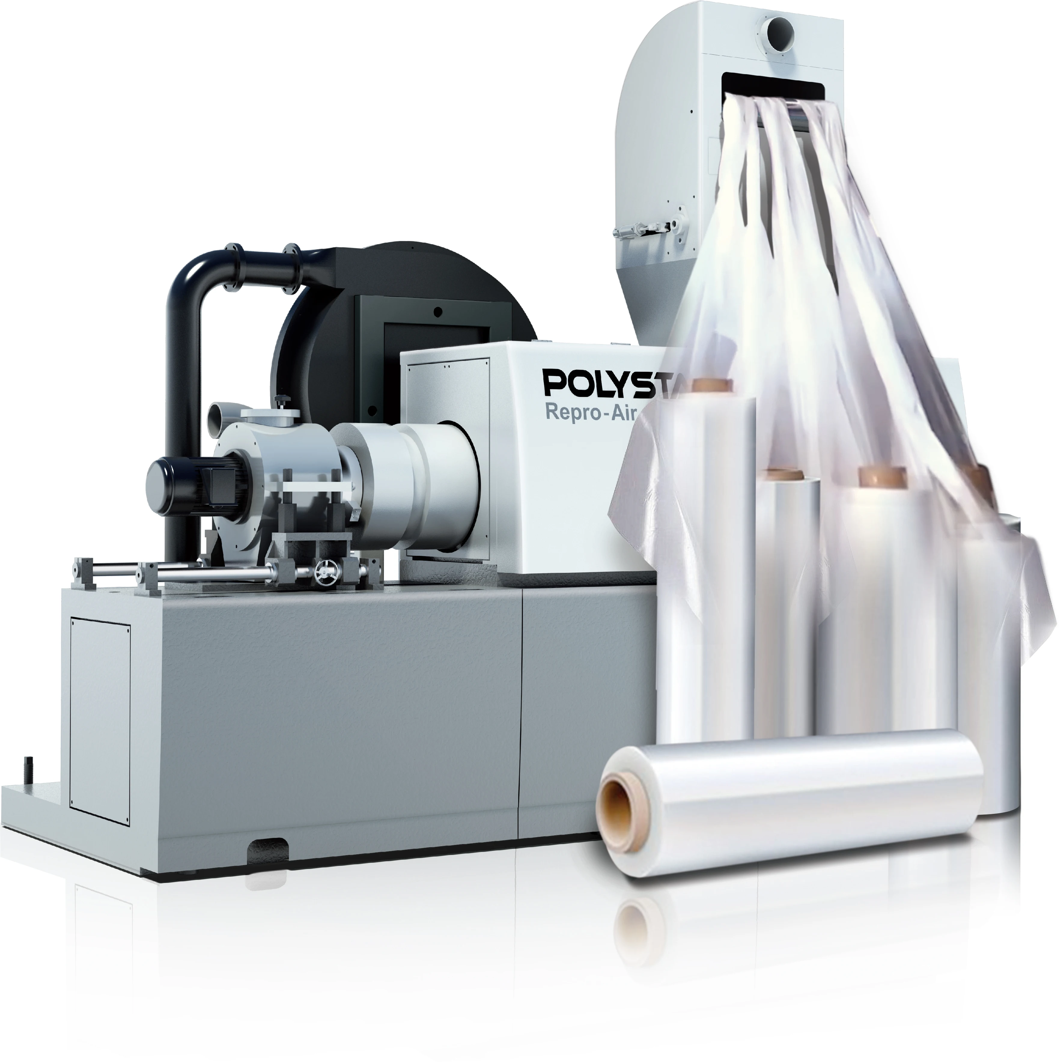 Машина для переработки пневматического пластика