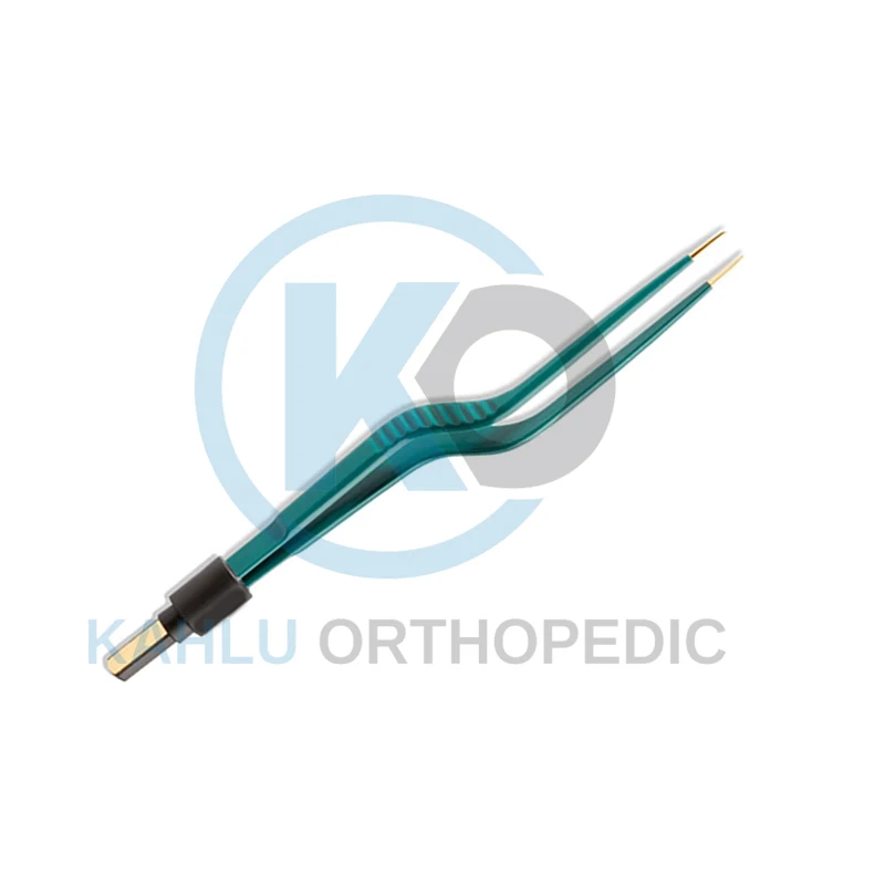 Neurosurgery Electrosurgical Instruments Insulated 1mm Tip Twin Small Hardy Bayonet Bipolar Forceps By KAHLU ORTHOPEDIC