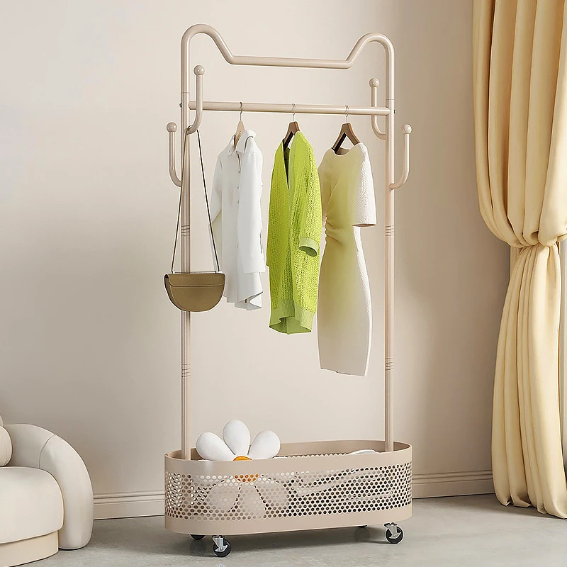 New Clothes Hanger Cat Ears Design Household Wardrobe Storage Hanger Wholesale Floor Standing Clothes Hanging Garment Rack