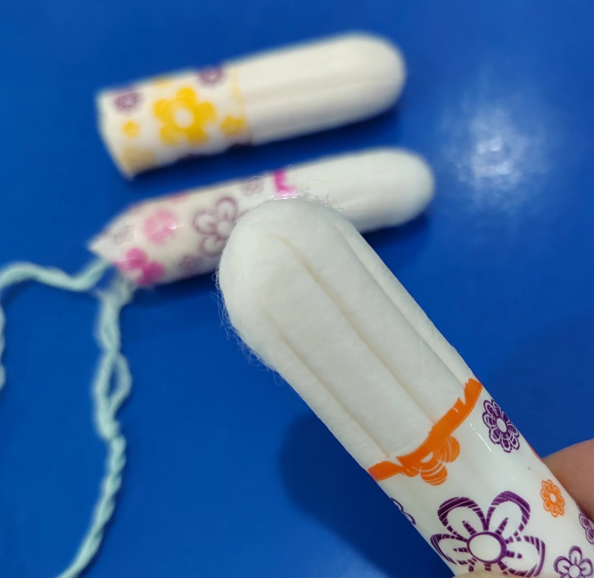 Chlorine Free  Individual Unscented Tampons Palmlady Tampons Sterile Medical Tampons