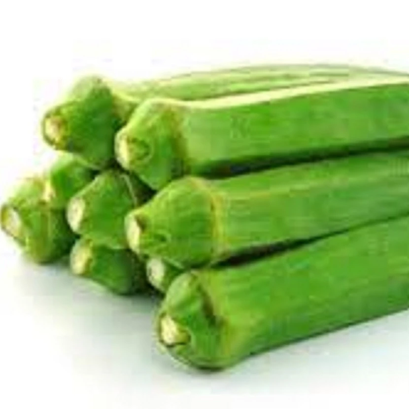 Wholesale price Whole Okra Fresh Frozen vegetable 6-10cm and Okra Slice cut / Sliced fresh taste