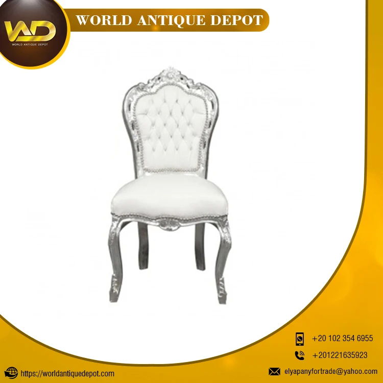 Antique Modern Luxury Furniture Baroque chair Available On Multi Color And Design