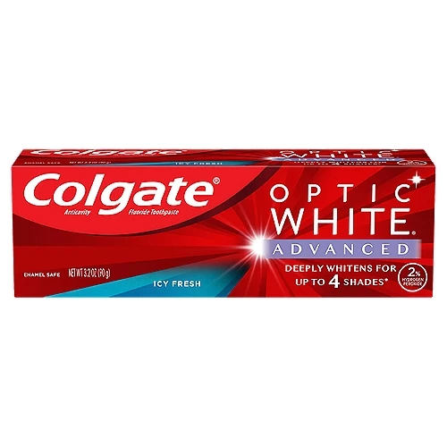 Colgate Optic White 200g Toothpaste Mint Flavor Anti-Cavity Dental Paste Adults Children Herbal Home Use World Wide Shipping